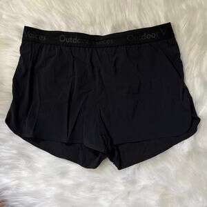 Outdoor Voices Black Running Shorts Size XL